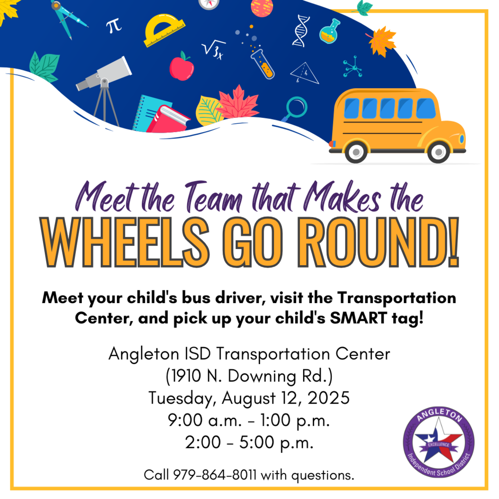 Meet the Team that Makes the Wheels Go Round - Meet your child's bus driver and pick up your child's SMART tag