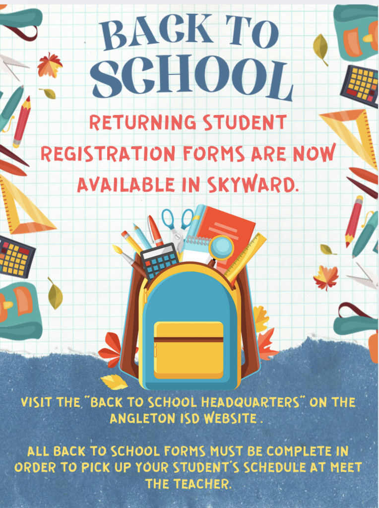 Back to School forms