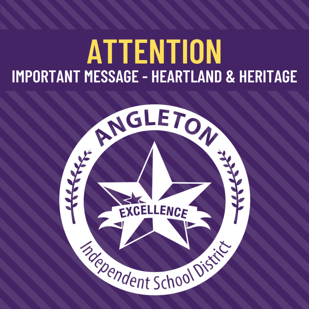 Attention - Important Message - Heartland & Heritage