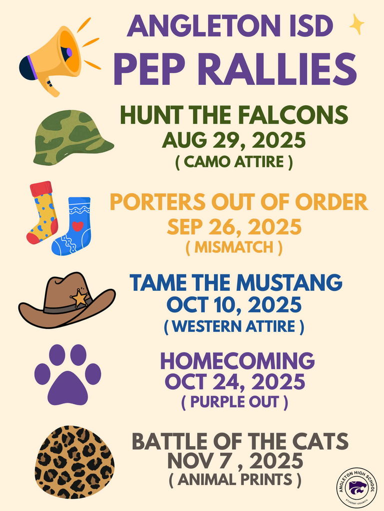 pep rallies 2025-2026