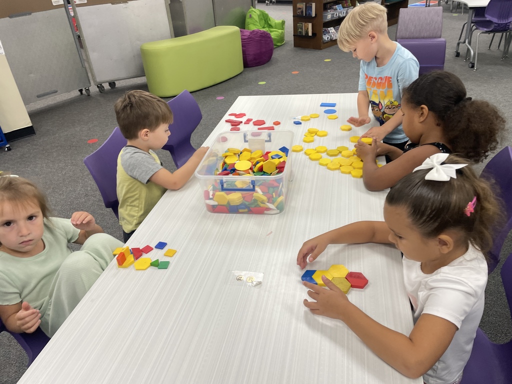 Our Pre-K students were "wild about books" in the library today! After a story, they had a blast building and experimenting with blocks and counters.  Hands-on learning is the best learning, using their imaginations and fine motor skills to create incredible things with different manipulatives. Building, creating, and learning all in one! 