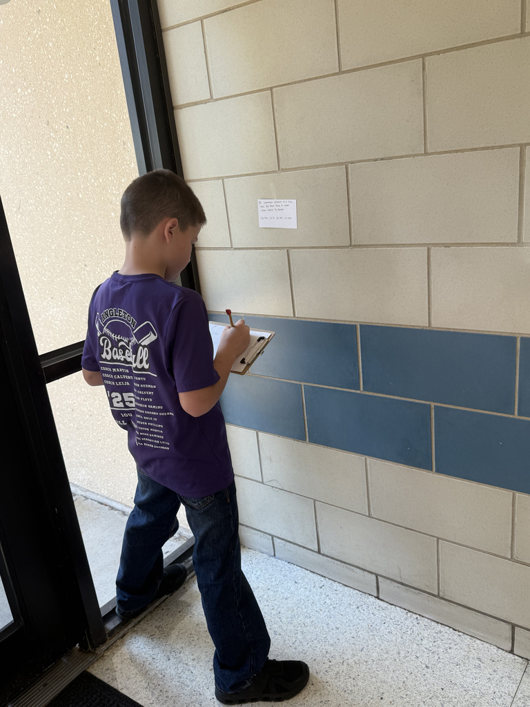 Who says math review can't be an adventure? Our 5th graders took their learning to the hallway for a gallery walk, working through task cards posted on the walls. This innovative method keeps students active and excited about reinforcing their math skills. It's awesome to see them so focused and ready to learn!