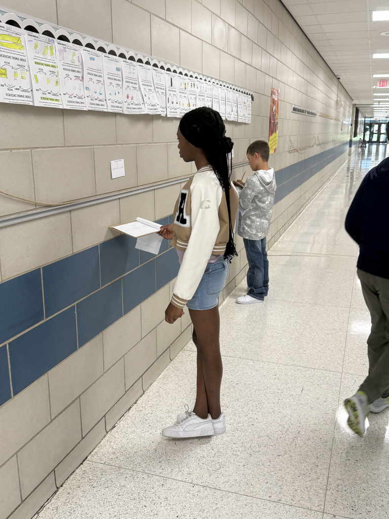 Who says math review can't be an adventure? Our 5th graders took their learning to the hallway for a gallery walk, working through task cards posted on the walls. This innovative method keeps students active and excited about reinforcing their math skills. It's awesome to see them so focused and ready to learn!