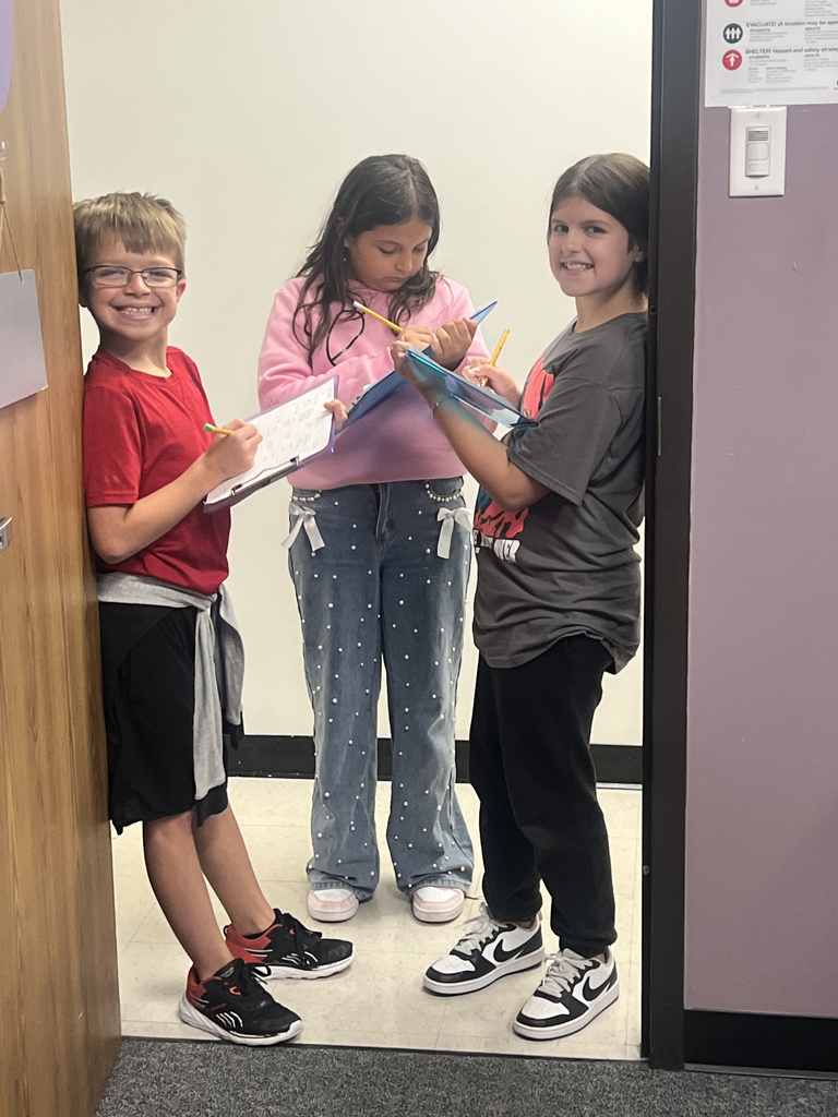 Our 5th graders were hard at work today, becoming real-life scientists! 🔬 They took a field trip around the campus to record their observations of balanced and unbalanced forces. It's incredible to see them apply what they learn in the classroom to the world around them!