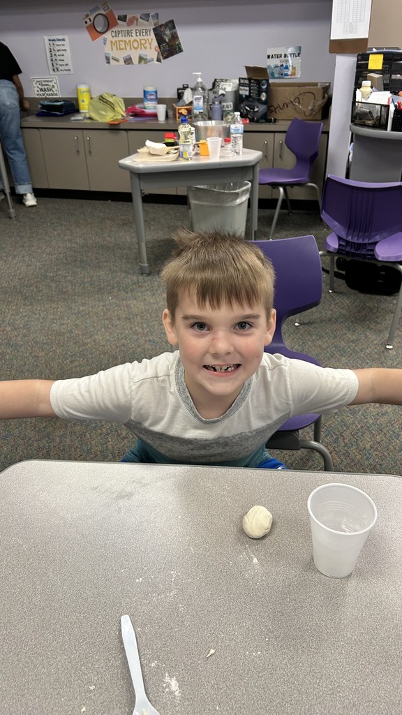Our young scientists in Ms. Heard's class had a blast with a hands-on chemistry lesson! They mixed up their own batches of playdough, learning about how different ingredients can come together to create something new. It was a perfect blend of fun, creativity, and scientific discovery.
