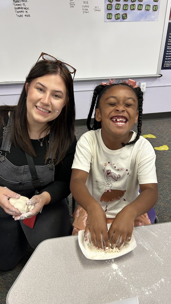 Our young scientists in Ms. Heard's class had a blast with a hands-on chemistry lesson! They mixed up their own batches of playdough, learning about how different ingredients can come together to create something new. It was a perfect blend of fun, creativity, and scientific discovery.