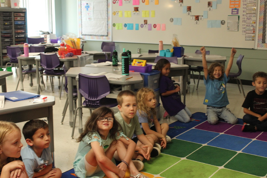Our students are working hard and having fun in Mrs. Buchanan's first-grade class! They're using manipulatives to tell stories and mastering addition and subtraction.  It's so great to see them engaged and excited about learning new things! 