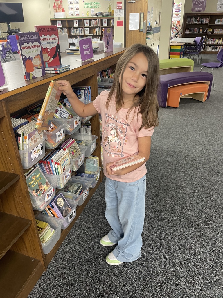 We're so excited to see our morning library time taking off! It's a wonderful opportunity for our students to check out new books, take AR tests, and even earn prizes for getting caught reading! From our youngest readers cozying up on the carpet to our PALS helpers mastering the check-out desk, great things are happening before the bell rings. A special shout-out to our First Grade Reading Club for leading the charge! #SchoolLibrary #ReadingIsFun #EarlyBirdsReadingClub #CommunityInvolved