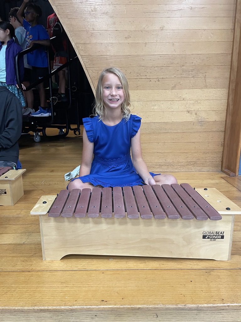 Getting ready for the big night!  Our 4th Graders are putting the finishing touches on their performance for tonight's Music Program! They've been working so hard with Mrs. Ransier and are excited to share their talents with the community. Check out a sneak peek of their amazing rehearsal!