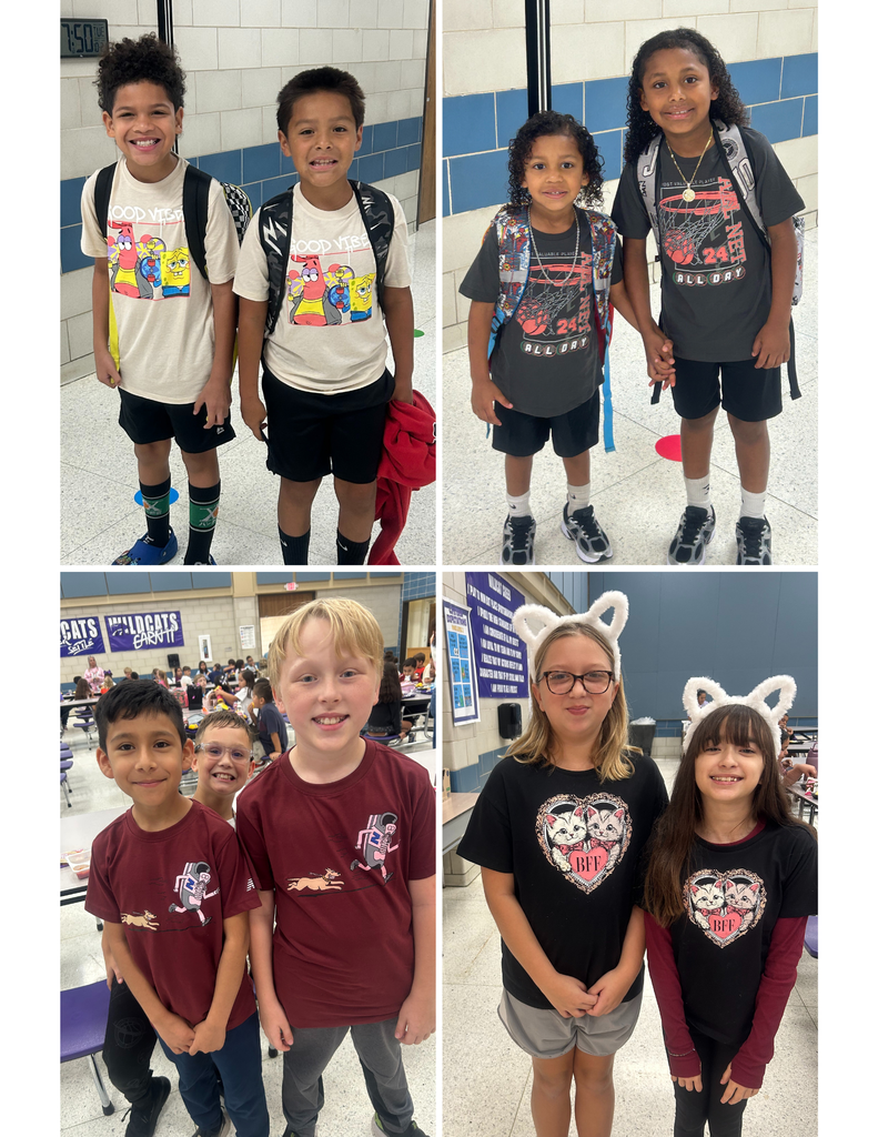 Our Wildcats showed up and showed OUT for Homecoming Spirit Week's Twin Day! From matching shirts and awesome costumes to teachers twinning with their buddies, the halls were filled with double the smiles and double the fun. It’s days like these that make our school community so special. Thanks for helping us keep the spirit high!