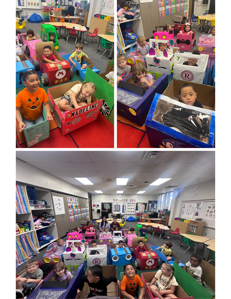 Vroom vroom! Our Pre-K students celebrated the end of their Box Unit with a memorable Box Car Drive-In Movie! Look at those incredible, custom-made vehicles!  This unit wasn't just about creativity; it was about critical thinking and decision-making. After building their amazing cars, the students voted on which movie to watch and then enjoyed the show with popcorn inside their creations! It's so inspiring to see learning come to life. 