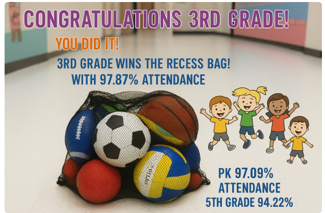 Congrats 3rd grade!