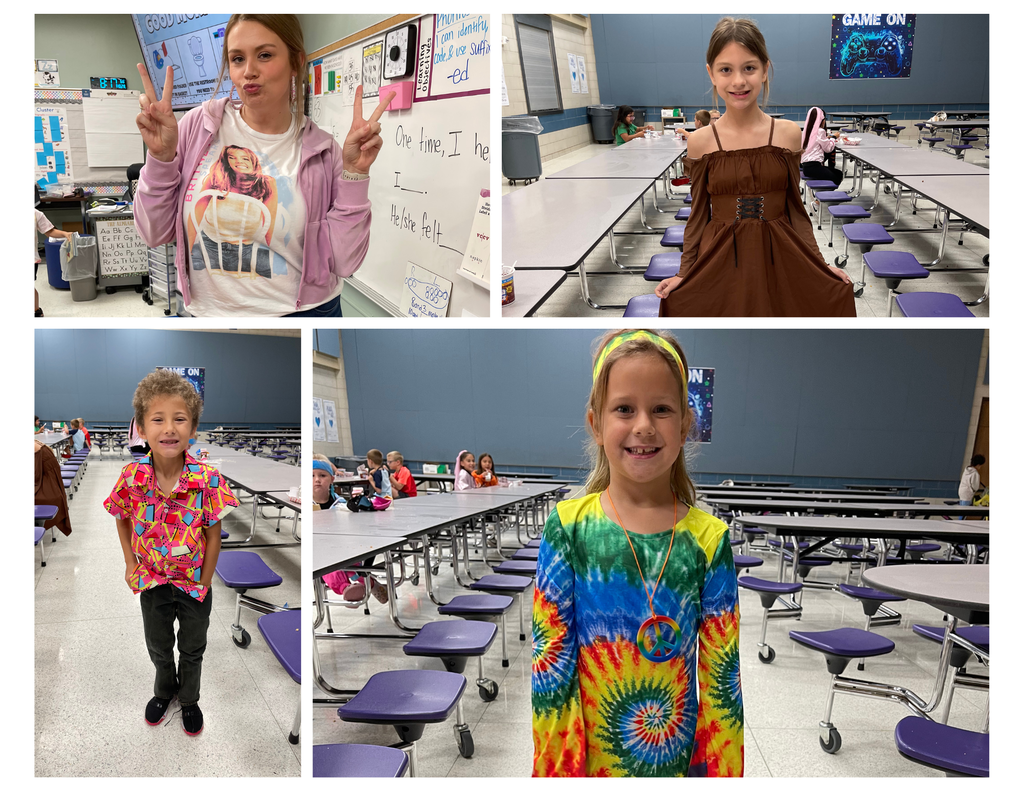 What a stylish crew! We traveled through time yesterday for Red Ribbon Week, celebrating a Drug-Free life by rocking our favorite decades!  From the groovy '60s hippies and rockin' '50s greasers to the totally awesome '80s athleisure and '90s neon, our students (and staff!) brought some serious retro flair.  It's clear that making positive, healthy choices never goes out of style. Thank you, families, for helping our students dress up and make this day a success!  #RedRibbonWeek #DecadeDay #DrugFreeLooksLikeMe #SchoolSpirit #CommunityInvolvement #ThrowbackFashion