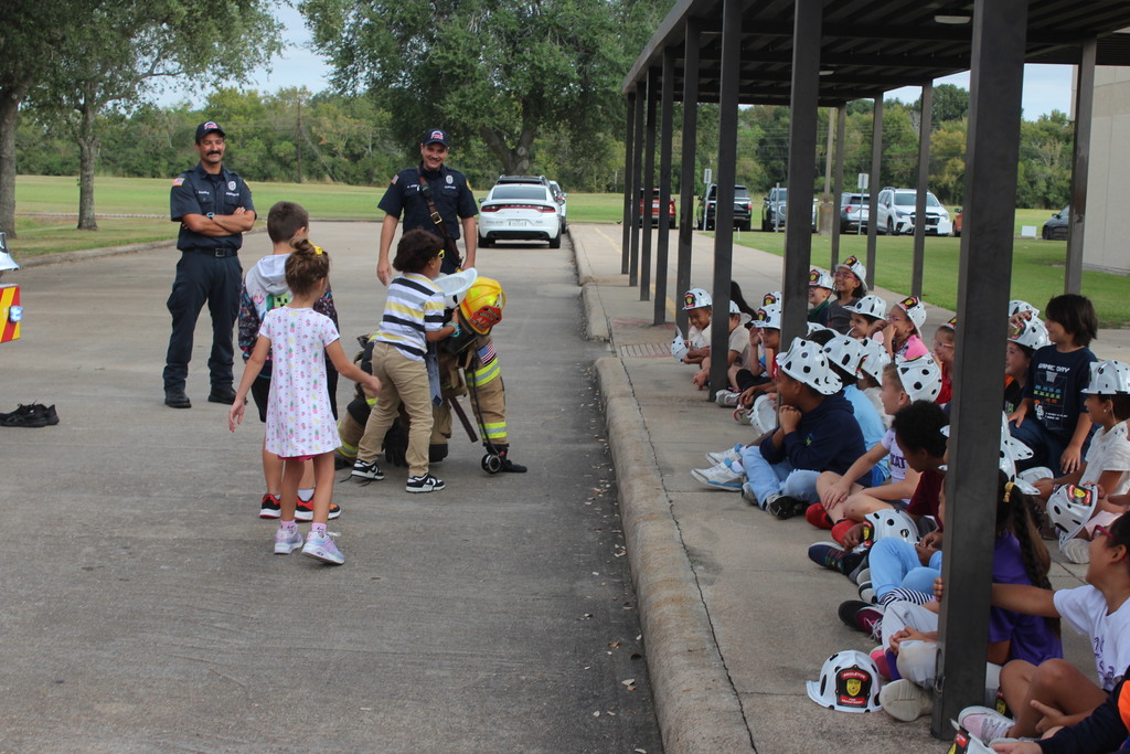 What a bright group of future safety experts! Our Pre-K, Kindergarten, 1st, and 2nd graders had an exciting and educational Fire Safety Day! They learned important lessons on what to do in an emergency and even got to check out a real fire truck and meet our local heroes. Thank you to our incredible firefighters for taking the time to teach our students the value of fire prevention and safety.  #FireSafetyDay #SchoolSafety #CommunityHeroes #EarlyEducation