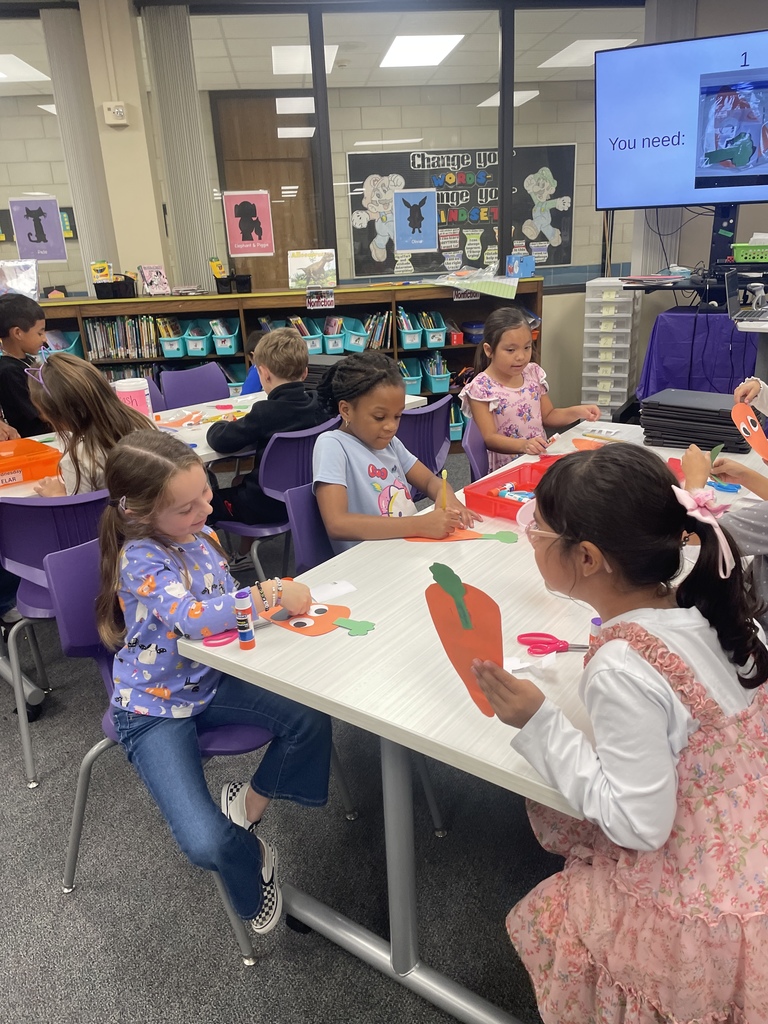 Last week, our First Graders got swept up in the hilarious world of Creepy Carrots! After reading the book in the library, they used their creativity and cutting skills to design their very own quirky characters. It’s wonderful to see them connecting with literature and having so much fun while doing it!  #Literacy #ElementarySchool #LibraryFun #CreepyCarrots #FirstGradeAdventures