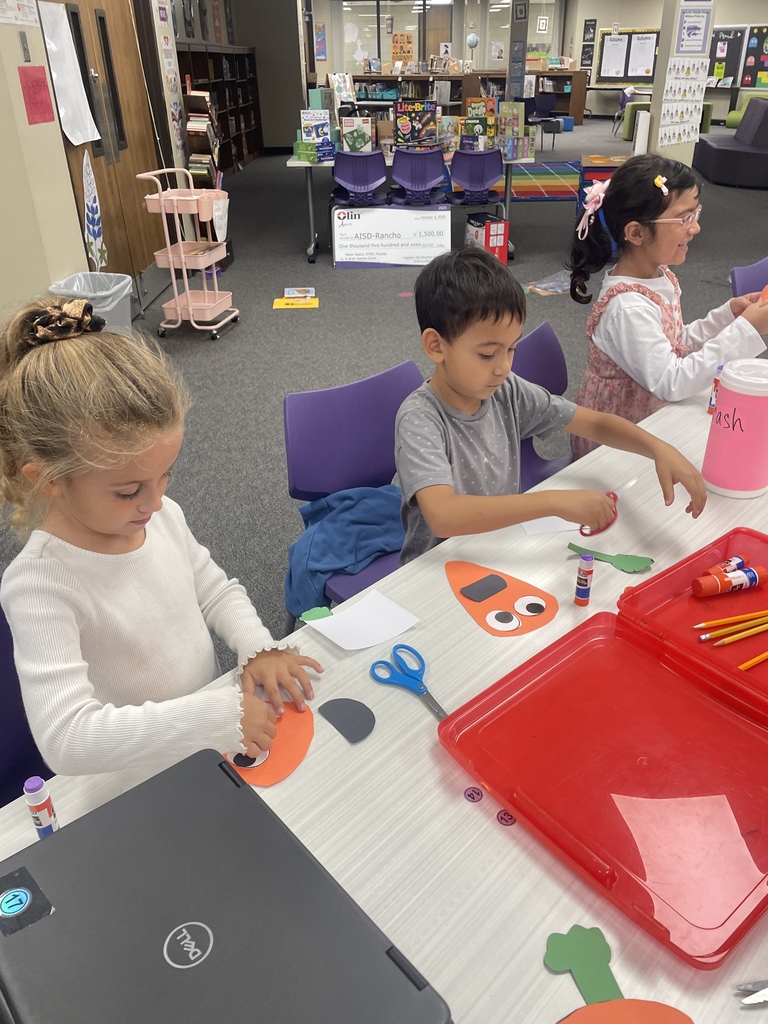Last week, our First Graders got swept up in the hilarious world of Creepy Carrots! After reading the book in the library, they used their creativity and cutting skills to design their very own quirky characters. It’s wonderful to see them connecting with literature and having so much fun while doing it!  #Literacy #ElementarySchool #LibraryFun #CreepyCarrots #FirstGradeAdventures