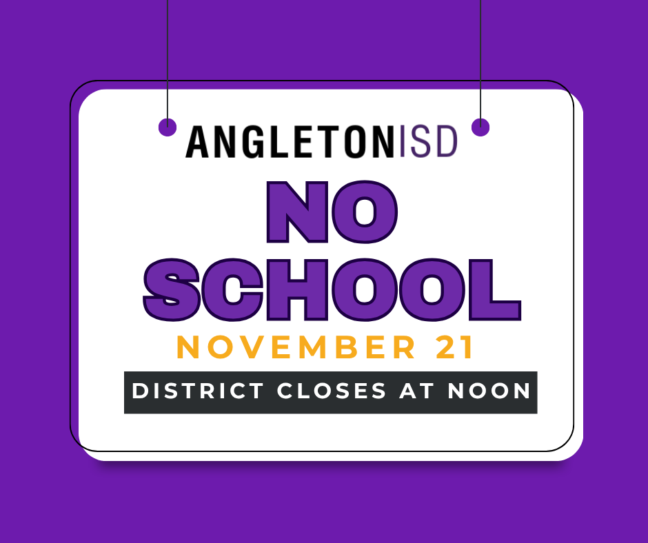 no school nov 21 and district closes at noon