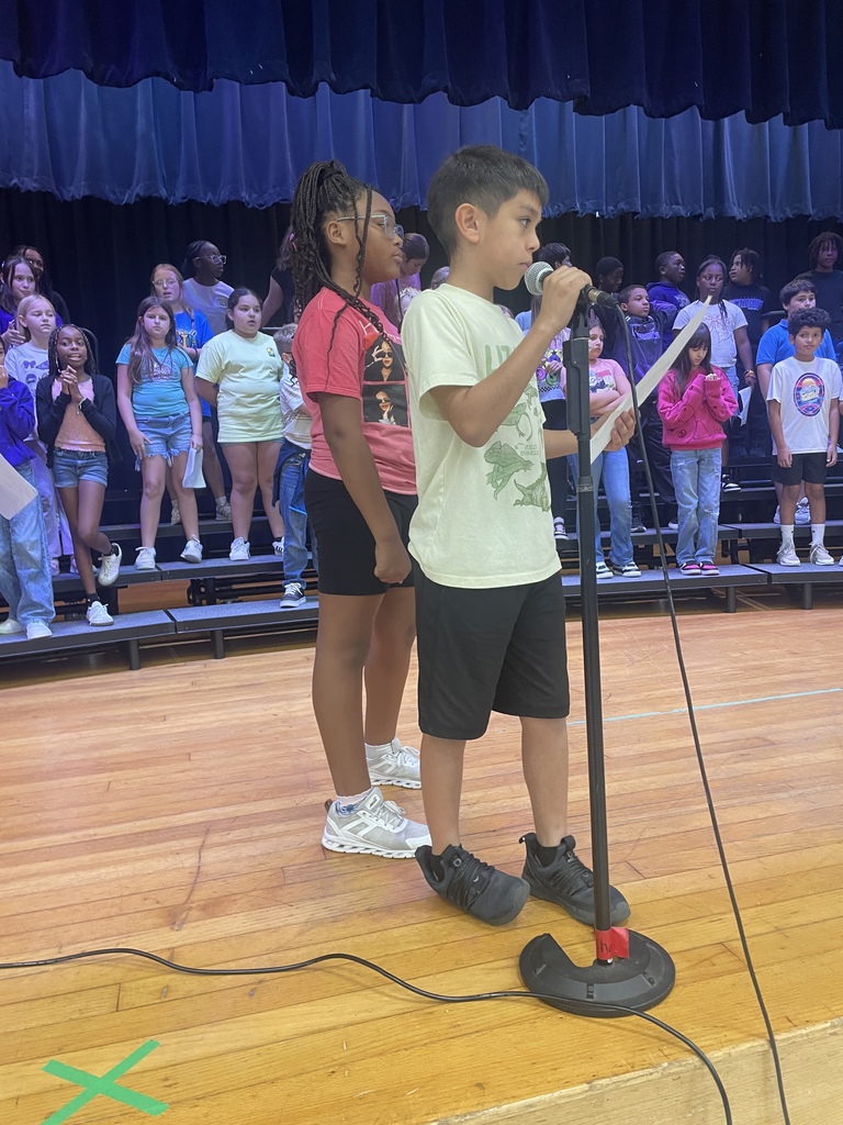 Sneak Peek! Our fifth graders are working hard and sounding amazing as they rehearse for their Veterans Day Music Program! They're putting together a heartfelt performance to honor our brave veterans.  We can't wait for you to see it! Mark your calendars for Tuesday, November 11th, at 5:30 PM. You won't want to miss this moving tribute.  #VeteransDayTribute #FifthGradeMusic #SchoolPride #CommunityInvolved