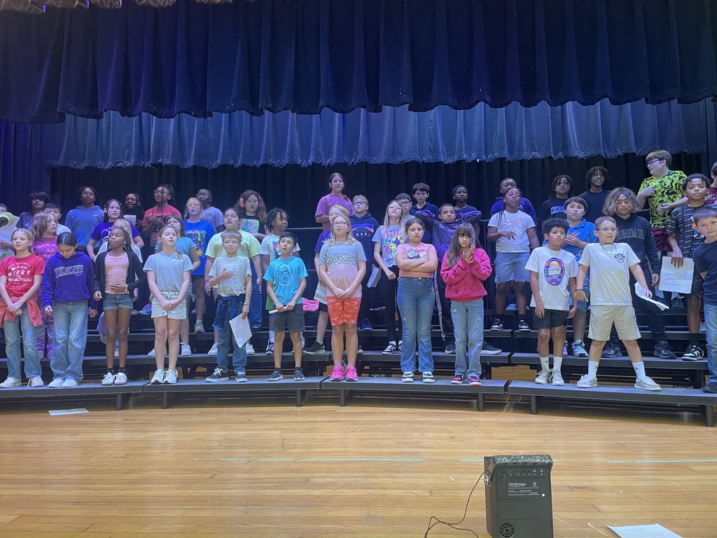 Just One More Day! We are so incredibly proud of our fifth graders for their dedication and focus in preparing for the Veterans Day Music Program tomorrow evening.  Their commitment to honoring our veterans through song is truly inspiring. Let's show them a packed house!  Join us Tuesday, November 11th, at 5:30 PM for this special performance. We look forward to seeing our families and community there!  #VeteransDay #SchoolChoir #MusicEducation #ProudSchool