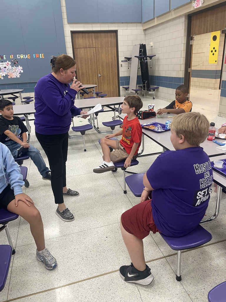 It's not just lunch, it's Lunchtime Learning and a whole lot of fun! Look at the engagement as our amazing third graders sharpen their minds and community spirit playing trivia with Mrs. Greaves.