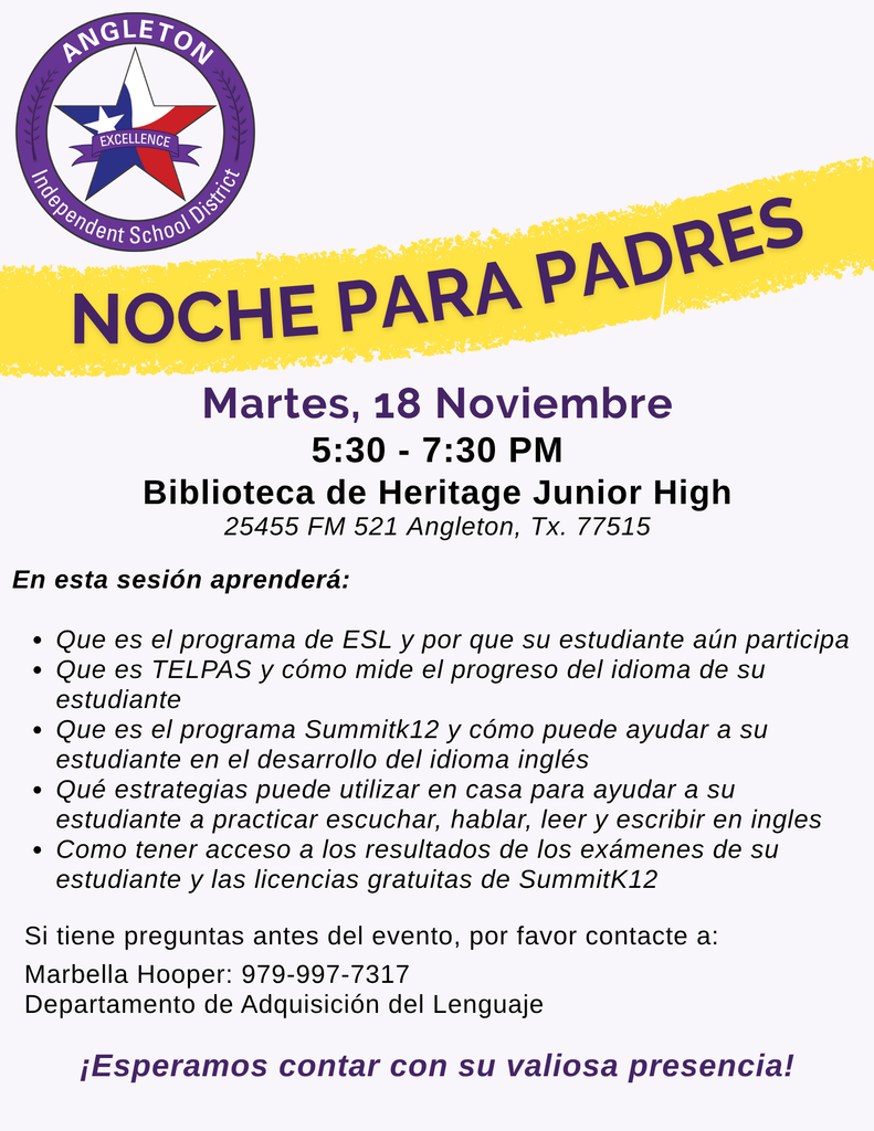 bilingual parent night