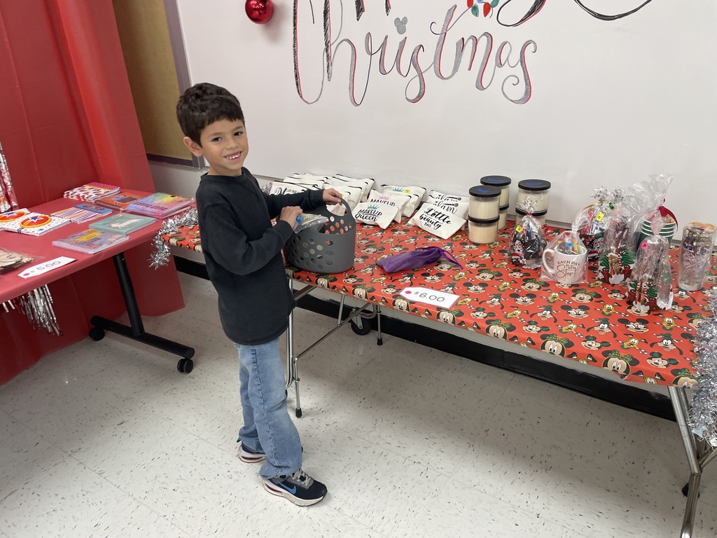 It takes a village (and a few elves!) to make the magic happen. A huge thank you to PTO and everyone helping our students navigate the Holiday Shop. Seeing the smiles on their faces makes it all worth it.  We have one day left—tomorrow is the last call for holiday shopping!
