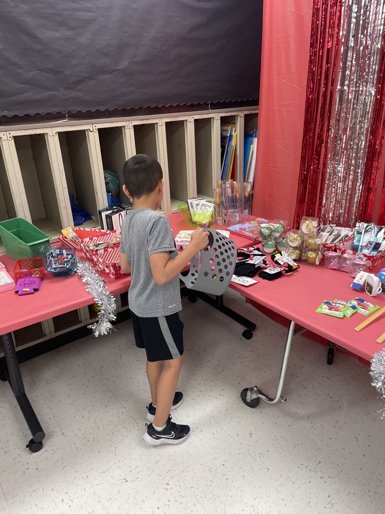 It takes a village (and a few elves!) to make the magic happen. A huge thank you to PTO and everyone helping our students navigate the Holiday Shop. Seeing the smiles on their faces makes it all worth it.  We have one day left—tomorrow is the last call for holiday shopping!