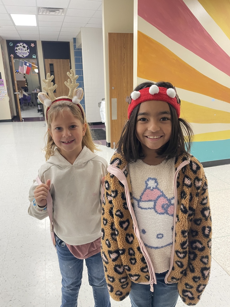 Who says you can't work hard and have fun? Our "deer" students were busy learning, writing, and growing their brains today—all while sporting their best Rudolph gear! We love seeing these smiles light up our classrooms every day.  Mark your calendars: The fun continues Monday. Send your student in their favorite holiday shirt!