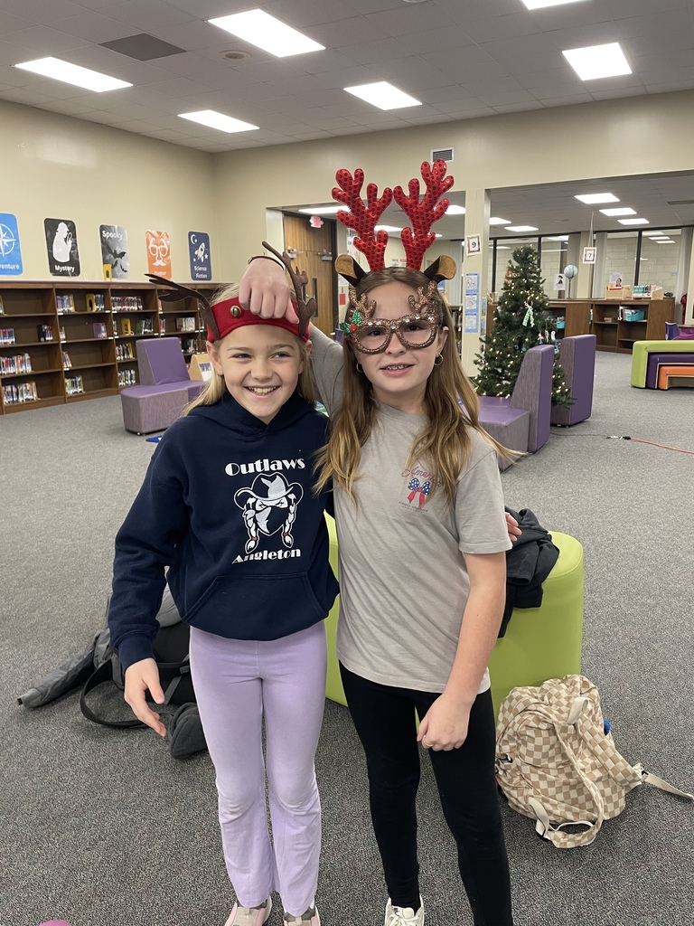 Who says you can't work hard and have fun? Our "deer" students were busy learning, writing, and growing their brains today—all while sporting their best Rudolph gear! We love seeing these smiles light up our classrooms every day.  Mark your calendars: The fun continues Monday. Send your student in their favorite holiday shirt!