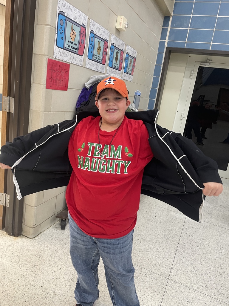 From "Team Nice" to "Team Naughty" (and a few Grinches in between! ), we saw it all today! The students looked fantastic for Favorite Holiday Shirt Day. We love days like this that bring our school community together with a little extra joy.  Tomorrow's Mission: Let’s get tacky! Tomorrow is Ugly Christmas Sweater Day. The uglier, the better! 