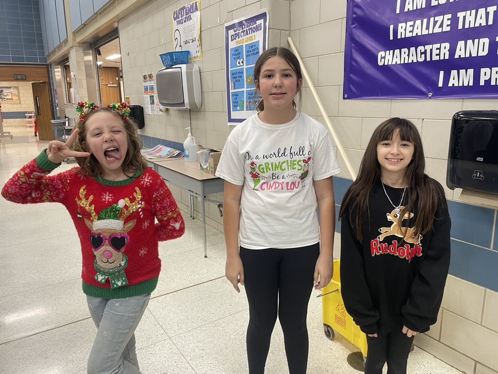 From "Team Nice" to "Team Naughty" (and a few Grinches in between! ), we saw it all today! The students looked fantastic for Favorite Holiday Shirt Day. We love days like this that bring our school community together with a little extra joy.  Tomorrow's Mission: Let’s get tacky! Tomorrow is Ugly Christmas Sweater Day. The uglier, the better! 