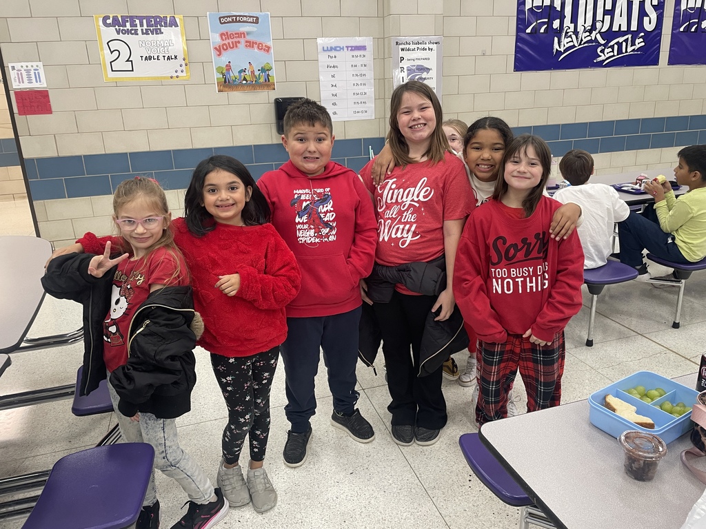 Our students brought the holiday cheer today dressed in their best red and white for Candy Cane Day! Nothing is better than seeing their faces light up with joy and friendship. We are so proud of the positive and loving environment they create every single day!  Heads up, everyone! Get those tinsel and ornaments ready because tomorrow is Dress Like a Christmas Tree Day!