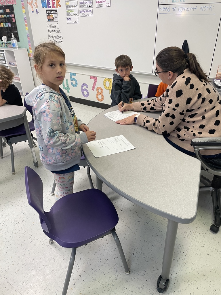 Our 2nd graders were locked in today, tackling their math challenges with amazing focus. From place value charts to subtraction strategies, these students are building a strong foundation one problem at a time.