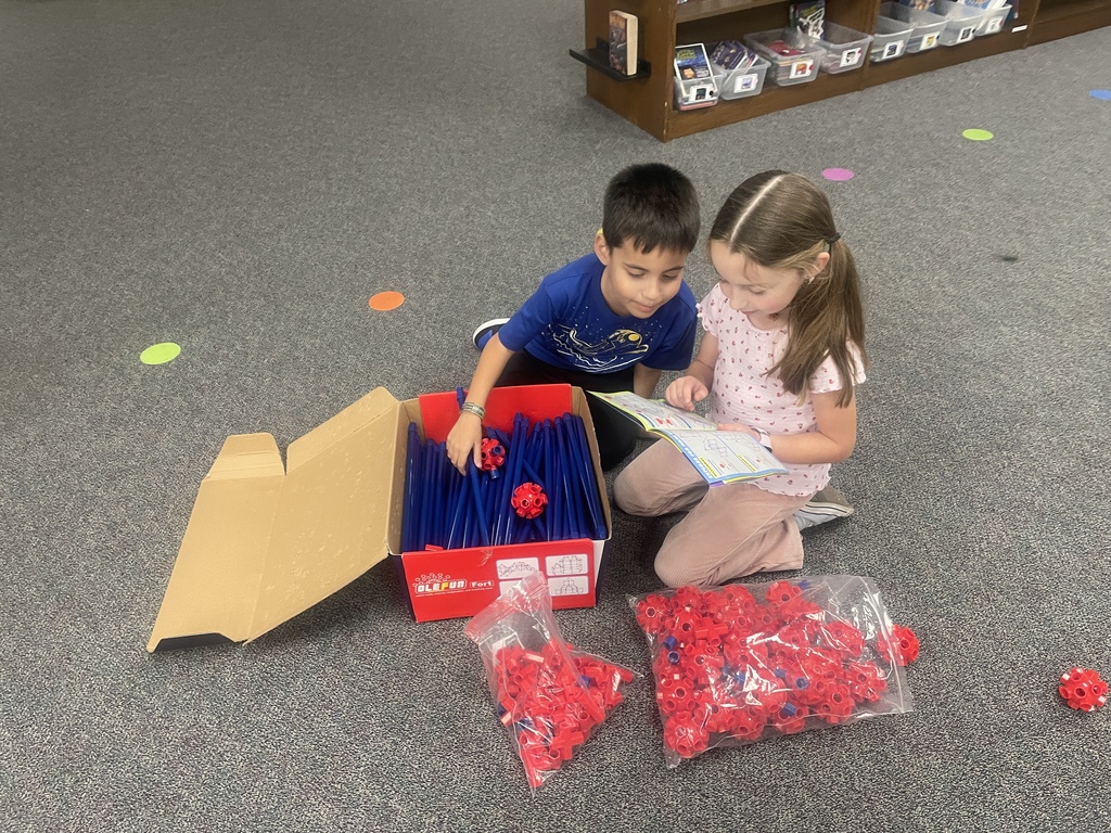 Thanks to our recent library grant, our students are diving into new STEM and Makerspace kits. These first graders from Miss Alaman’s class earned some special library time and wasted no time putting their engineering skills to the test. It’s amazing to see them collaborate, follow blueprints, and bring their ideas to life. We are so grateful for the community support that makes these resources possible!
