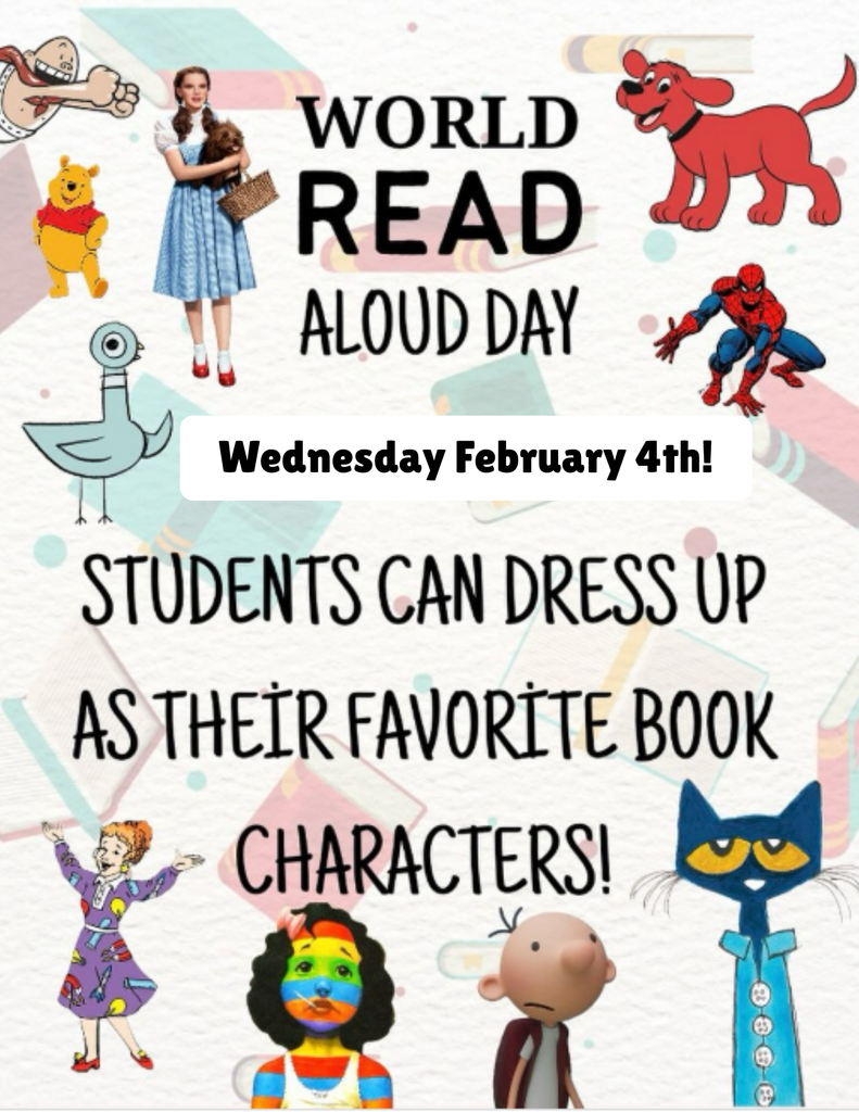 Big news, [School Name] family! ✨📚  We are getting ready to celebrate the magic of stories for Read Across America! To make the week even more special, we’re hosting a Book Character Dress-Up Day on Wednesday, February 4th.  Whether it’s a hero from a graphic novel, a classic fairy tale character, or a favorite from a new picture book, we want to see our hallways come to life with stories! Start thinking about your costumes now—DIY and simple ideas are always welcome.  Let’s show our community how much we love to read!