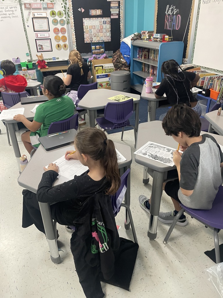 There is something so special about the quiet hum of a classroom at work.  Our third graders were busy exploring the world of poetry—learning how authors use specific words to create feeling and rhythm. From identifying "mood" to analyzing "Falling Leaves," these students are becoming quite the literary experts!