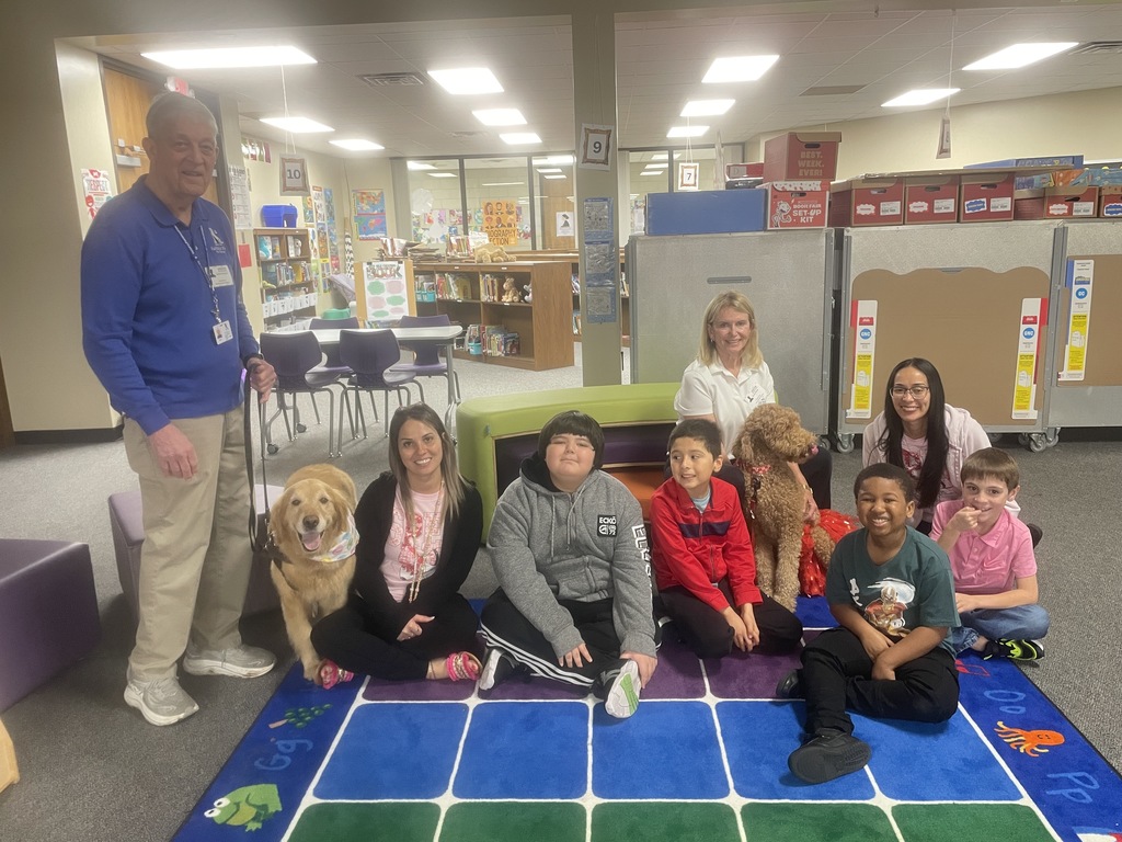 We had some very special visitors from Faithful Paws, and the energy in the building was incredible. Watching our students connect with these gentle therapy dogs is a reminder of how much a little furry friendship can brighten a school day. These visits provide more than just fun; they offer a moment of calm and emotional support for our kids.  A huge thank you to the volunteers at Faithful Paws for sharing your time and your wonderful dogs with us!  Check out this amazing organization and the work they do: