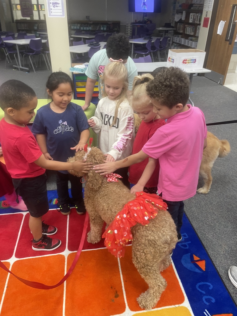 We had some very special visitors from Faithful Paws, and the energy in the building was incredible. Watching our students connect with these gentle therapy dogs is a reminder of how much a little furry friendship can brighten a school day. These visits provide more than just fun; they offer a moment of calm and emotional support for our kids.  A huge thank you to the volunteers at Faithful Paws for sharing your time and your wonderful dogs with us!  Check out this amazing organization and the work they do: