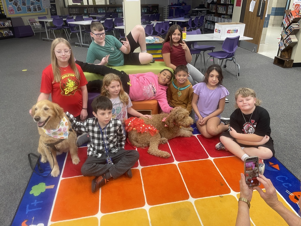 We had some very special visitors from Faithful Paws, and the energy in the building was incredible. Watching our students connect with these gentle therapy dogs is a reminder of how much a little furry friendship can brighten a school day. These visits provide more than just fun; they offer a moment of calm and emotional support for our kids.  A huge thank you to the volunteers at Faithful Paws for sharing your time and your wonderful dogs with us!  Check out this amazing organization and the work they do: