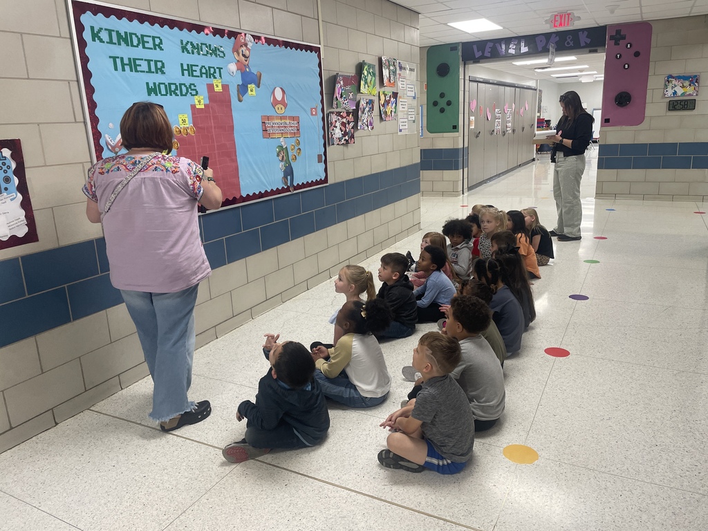 Our Kinder students are officially "powering up" their reading skills, by taking a trip to our Heart Word bulletin board to celebrate the students who have reached new milestones. Whether they’ve mastered 10 words or 50, we are so proud of the hard work they’re putting in to become super readers!