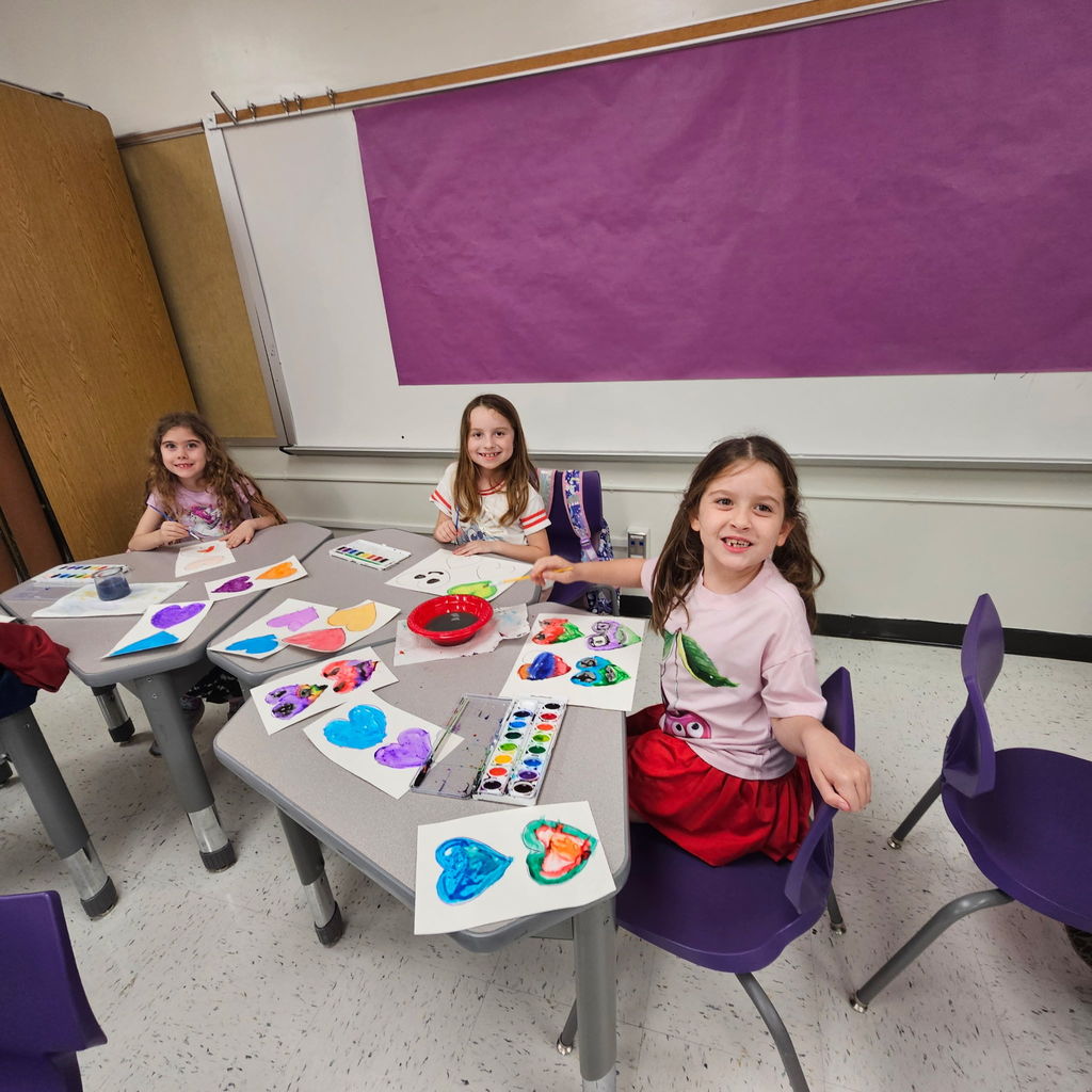 Community is built one heart at a time. ❤️ Our Kindergarten and First Grade students spent time at Art Club creating these vibrant watercolor hearts. When we put them all together, they tell a story of a school that loves to create, learn, and grow together. Thank you to our amazing student artists for brightening our hallways!