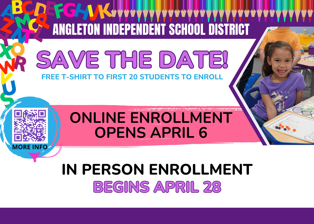 pre-k/k enrollment save the date
