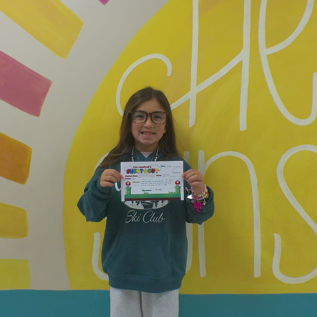 It is time to celebrate! These students (and staff!) have gone above and beyond, and we are so proud to share this week's Shout Outs. From showing great manners and encouraging classmates to hitting huge reading milestones, these individuals are leveling up and making our school a better place every day.