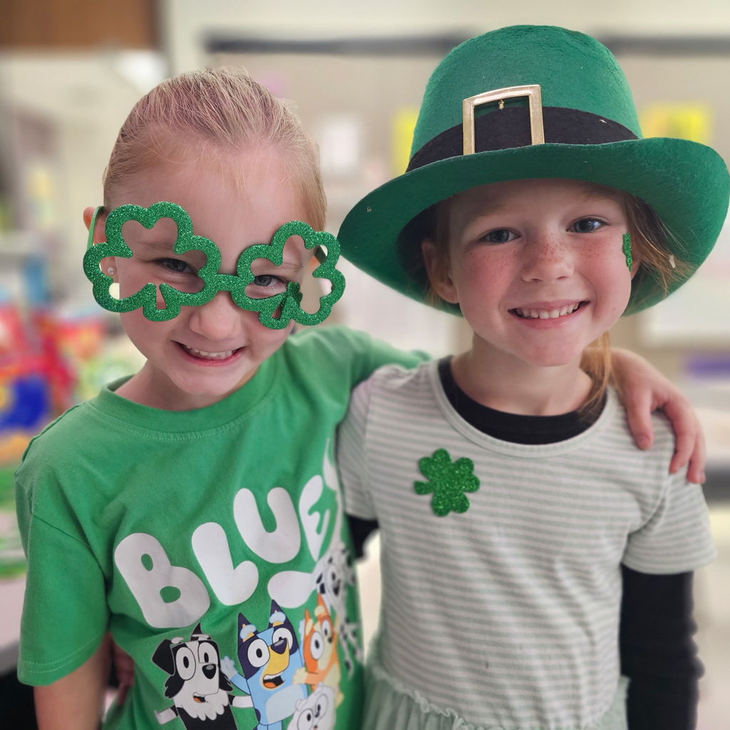 Our hallways were glowing today! We don’t need to find a pot of gold at the end of the rainbow because our students are the real treasure.  From festive snacks to fun classroom activities, we are feeling incredibly lucky to spend our days with these bright smiles. Happy St. Patrick’s Day to all our wonderful families! ☘️