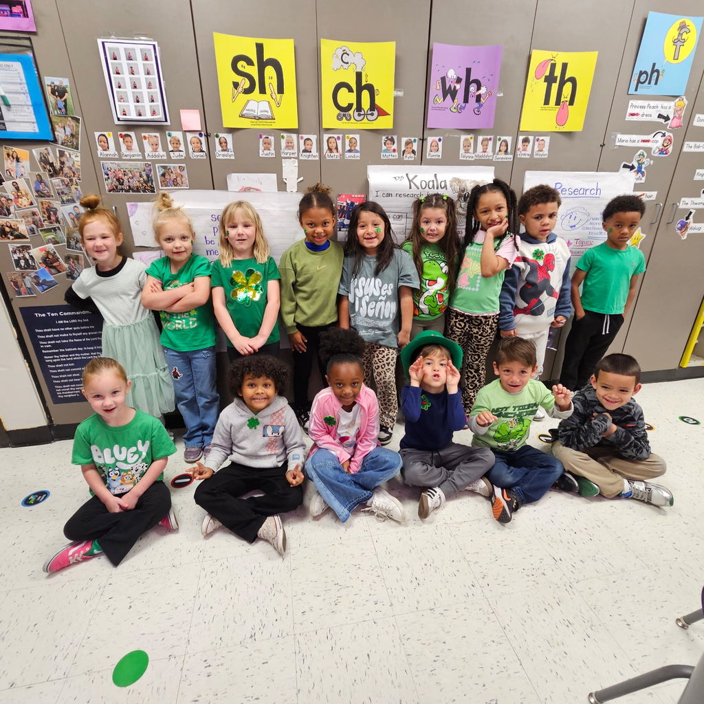 Our hallways were glowing today! We don’t need to find a pot of gold at the end of the rainbow because our students are the real treasure.  From festive snacks to fun classroom activities, we are feeling incredibly lucky to spend our days with these bright smiles. Happy St. Patrick’s Day to all our wonderful families! ☘️