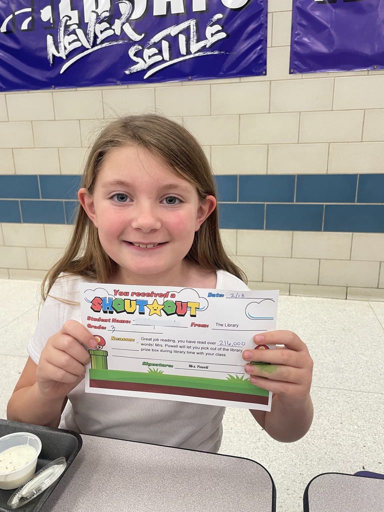 Big smiles and even bigger accomplishments! From reading hundreds of thousands of words to leading with kindness, our students are shining bright this February. Special thanks to our amazing staff like Mrs. Ransier for going above and beyond!