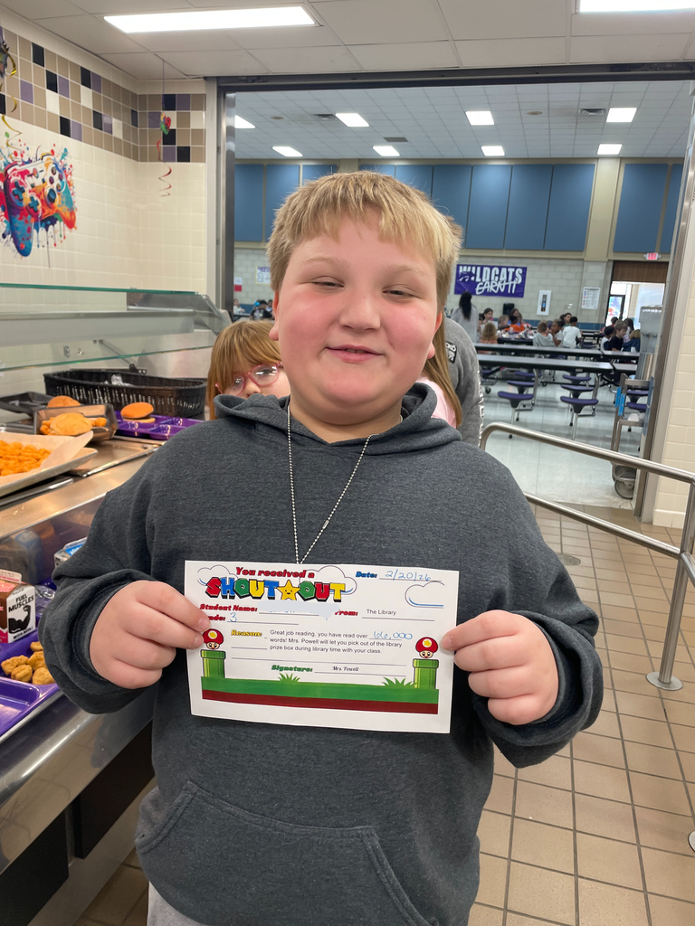 Big smiles and even bigger accomplishments! From reading hundreds of thousands of words to leading with kindness, our students are shining bright this February. Special thanks to our amazing staff like Mrs. Ransier for going above and beyond!