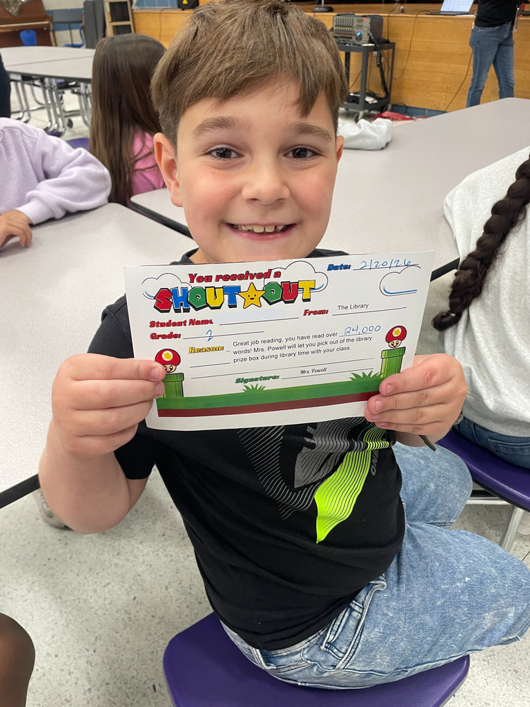 Big smiles and even bigger accomplishments! From reading hundreds of thousands of words to leading with kindness, our students are shining bright this February. Special thanks to our amazing staff like Mrs. Ransier for going above and beyond!