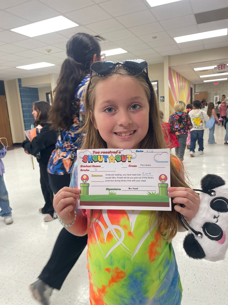 Big shout outs are happening at the school! From massive reading milestones (68k words!) to our amazing staff like Mrs. Buchanan receiving praise for her work with our students—we’ve got a lot to be proud of. Keep up the great work! 