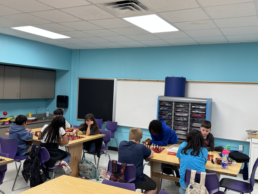 The boards are set and the competition is heating up! 🔥 Chess Club is well underway, and we love seeing the concentration and sportsmanship on display. Whether they are learning the basics or planning a checkmate, these students are building incredible critical thinking skills, one move at a time. ♟️🧠